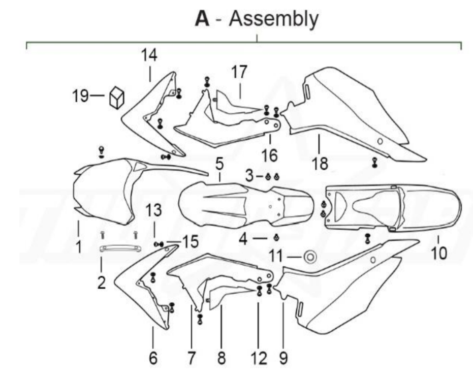 TSK50 Plastics Assembly