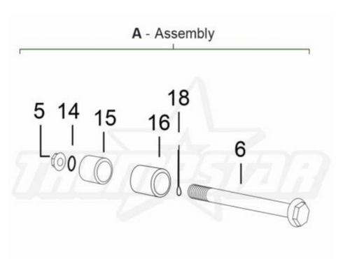TSK50 Rear Axle Asembly